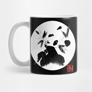 panda for black background Mug